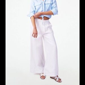 Roller Rabbit White Linen Pants